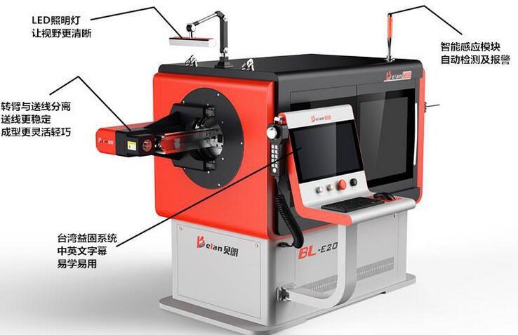 转头线材折弯机特点及功能