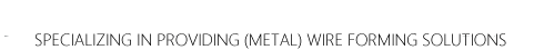 专业提供（汽车零部件）线材成型解决方案