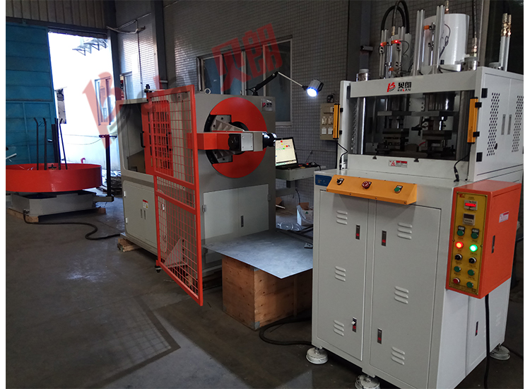 打扁冲孔折弯组合机