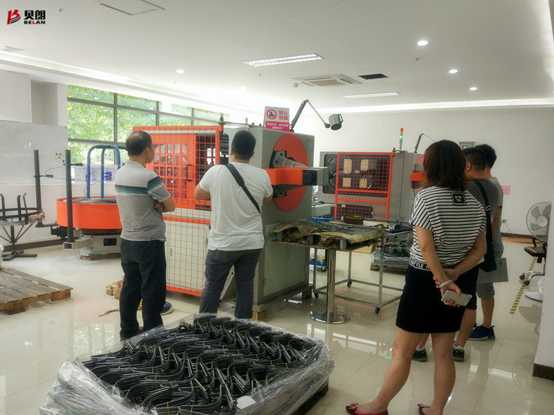 佛山某客户参观贝朗弯线机械厂家