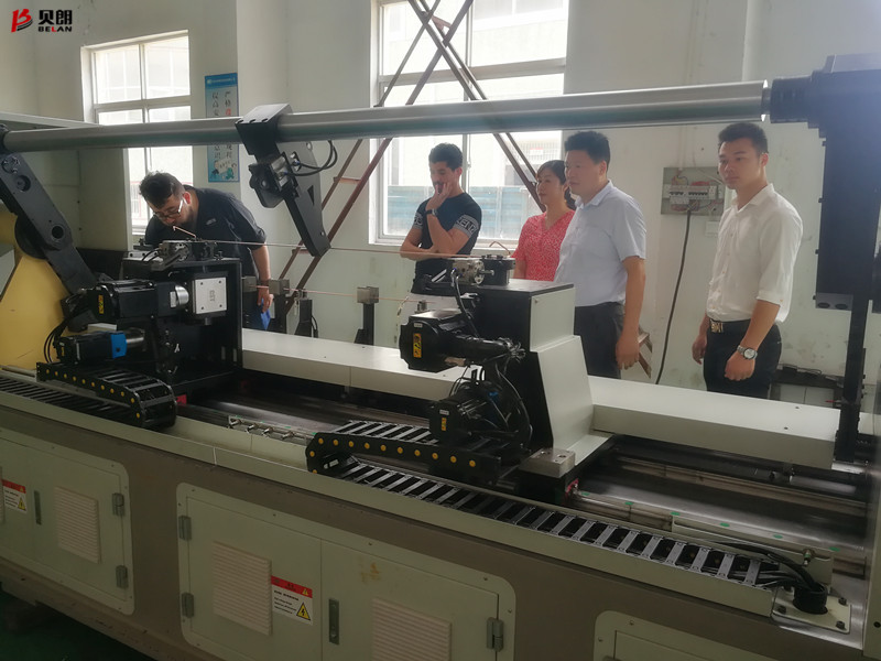 土耳其客户参观贝朗自动化公司现场