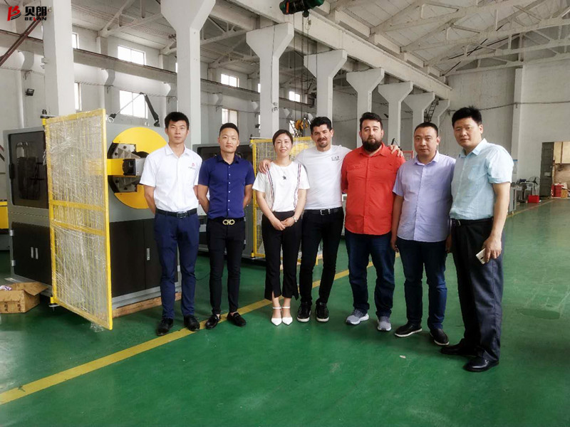 土耳其客户参观贝朗自动化公司现场