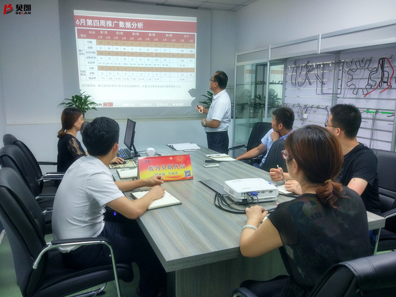 总结工作，计划未来——贝朗铁丝成型机员工周例会