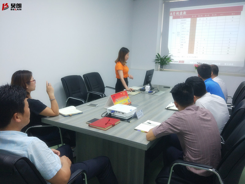 贝朗自动化设备公司——周例会现场