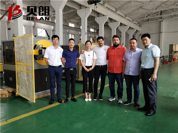 贝朗土耳其客户参观现场