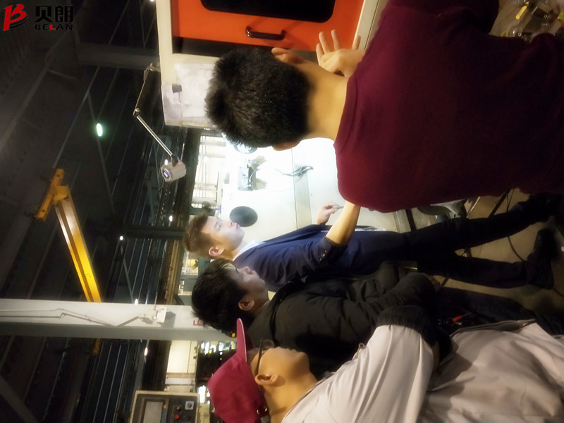 贝朗自动化设备技术客户回访现场