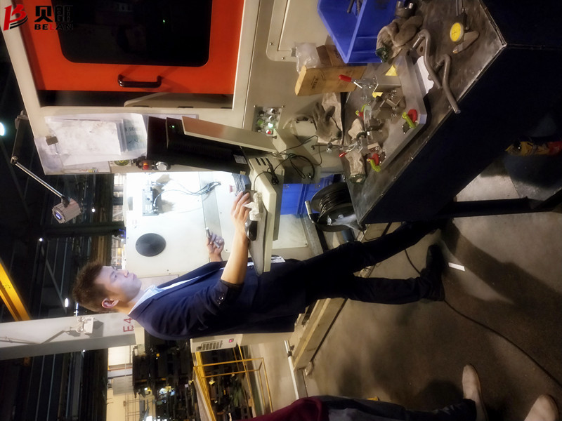 贝朗自动化设备技术客户回访现场