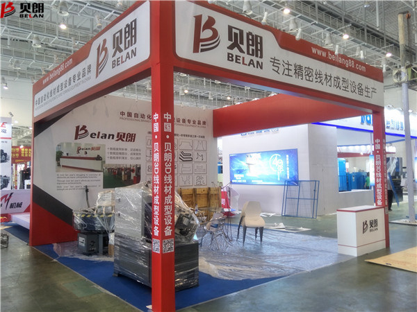 贝朗自动化设备展会布展现场