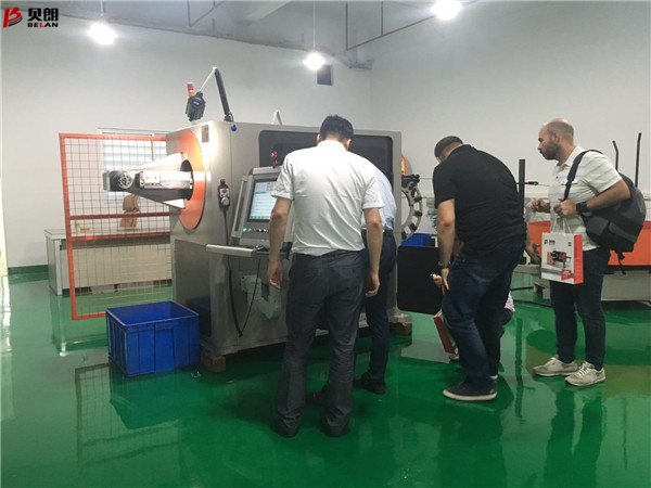 巴西客户参观贝朗自动化设备现场