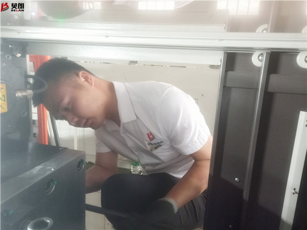 贝朗自动化设备技术回访客户现场