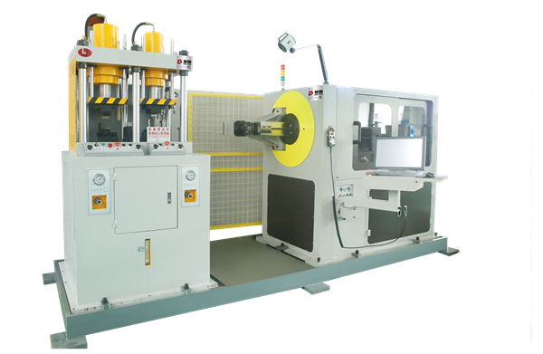 打扁冲孔折弯一体机