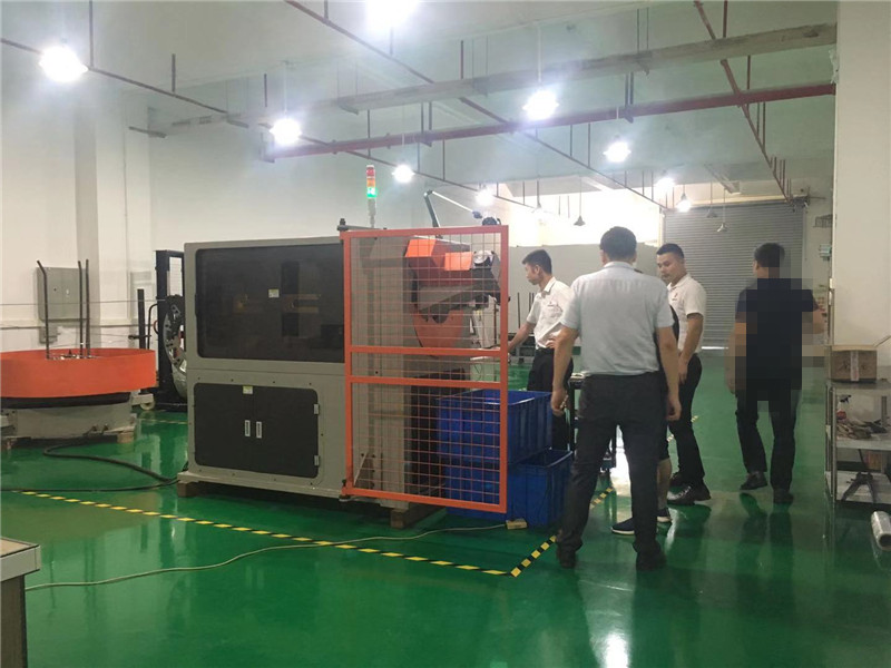 贝朗全自动折弯机厂家迎来广西客户参观