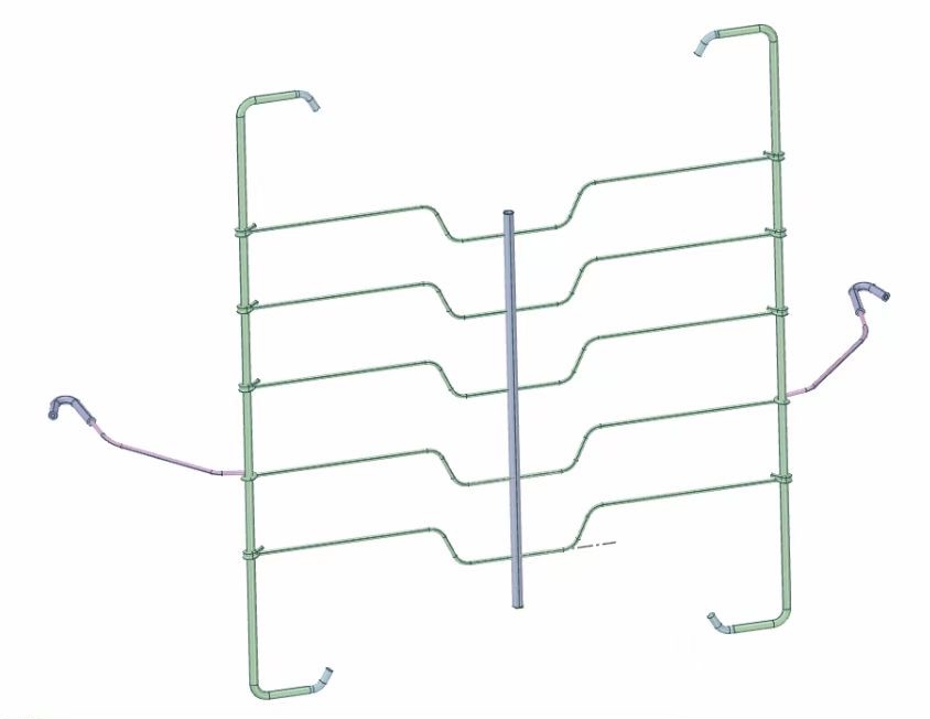 汽车座椅网格支架